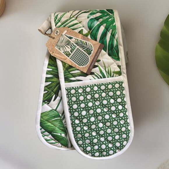 Michel Design Works Palm Breeze Double Oven Glove New With Tags - Picture 2 of 4